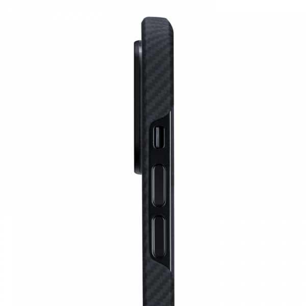 Чохол-накладка для iPhone 12 - Pitaka Air Case Twill - Black/Grey (KI1201MA)