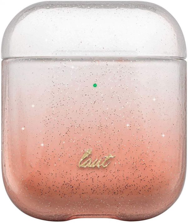 Чехол для AirPods LAUT Ombre Sparkle - Peach (L_AP_OS_P)