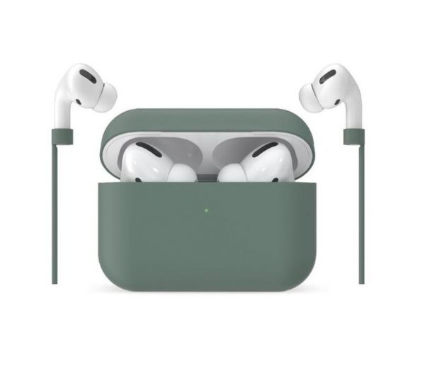 Чехол для Airpods Pro - AmazingThing Ultra Skinny Premium Case - Green 12