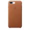 Чехол-накладка для iPhone 8 Plus/7 Plus - Apple  Leather Case - Saddle Brown (MQHK2)