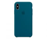 Чехол-накладка для iPhone X - Apple Silicone Case - Cosmos Blue (MR6G2)