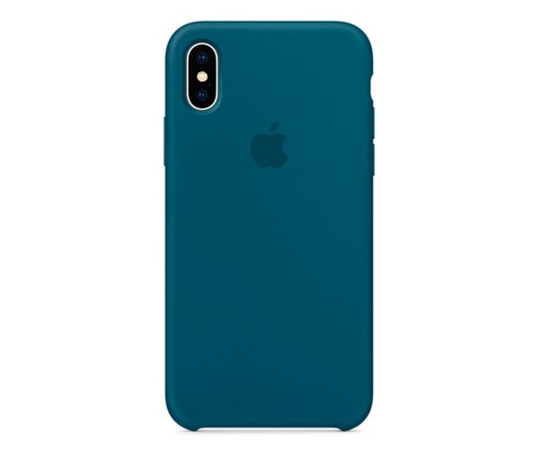 Чехол-накладка для iPhone X - Apple Silicone Case - Cosmos Blue (MR6G2)