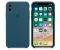 Чехол-накладка для iPhone X - Apple Silicone Case - Cosmos Blue (MR6G2)