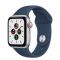 Apple Watch SE LTE 40mm Silver Aluminum Case w. Abyss Blue S. Band (MKQL3)