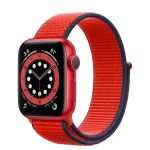 Apple Watch Series 6 GPS 40mm (PRODUCT)RED Aluminum Case with (PRODUCT)RED Sport Loop (M02C3)