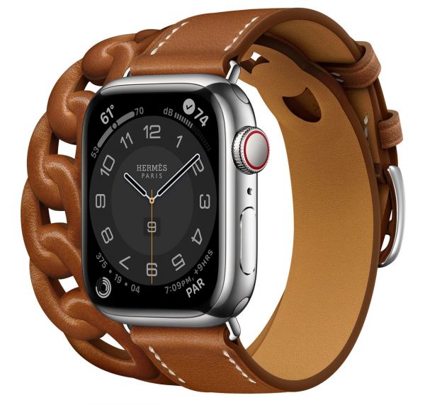 Apple Watch Series 7 LTE 41mm Hermes / Gourmette Double Tour (MKLK3/MKFV3)
