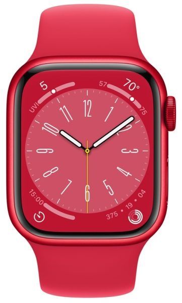 Apple Watch Series 8 GPS + Cellular 41mm PRODUCT RED Al. Case w. PRODUCT RED S. Band - M/L (MNV63)