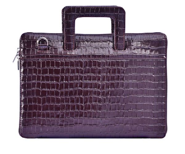 Сумка для MacBook 13" - ISSA HARA CROCO - Brown (B13(22-00))