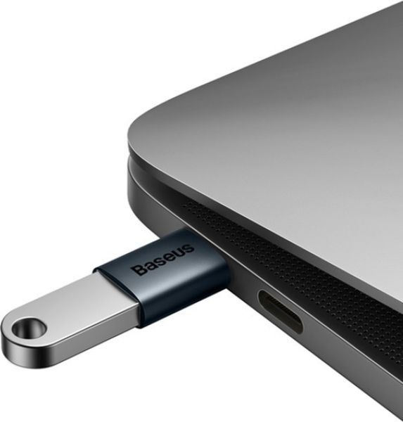 Перехідник Baseus Ingenuity Mini OTG USB 3.1 to Type-C (blue)