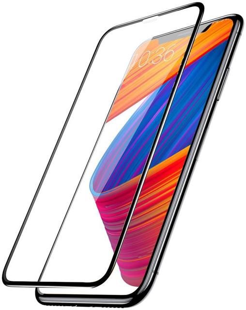 Защитное стекло Baseus 0.2mm All-screen Arc-surface Tempered Glass Film для Apple iPhone X/Xs - Black (SGAPIPHX-TN01)