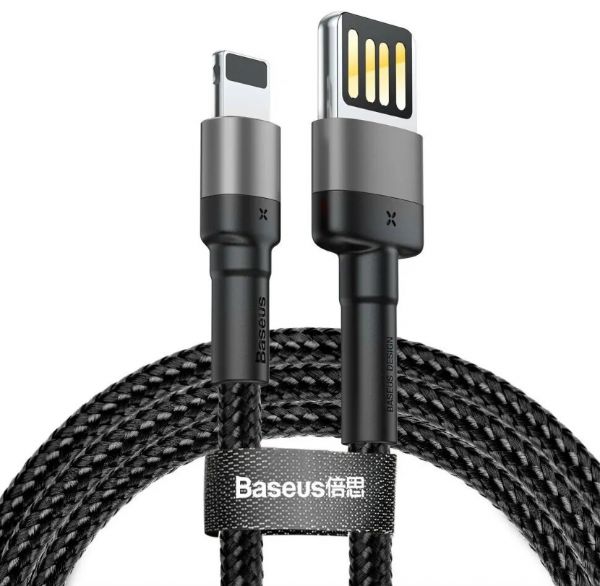 Кабель Baseus Cafule Lightning Special Edition 1.5A (2m) - Gray (CALKLF-HG1)