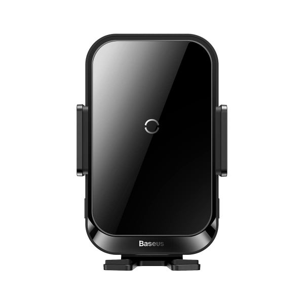 Автодержатель с беспроводной зарядкой Baseus Halo Electric Wireless Charger 15W Black (SUDD000001)
