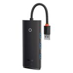USB-Хаб Baseus Lite Series 4-in-1 (USB-A to USB 3.0*4) (0.25m) (black)