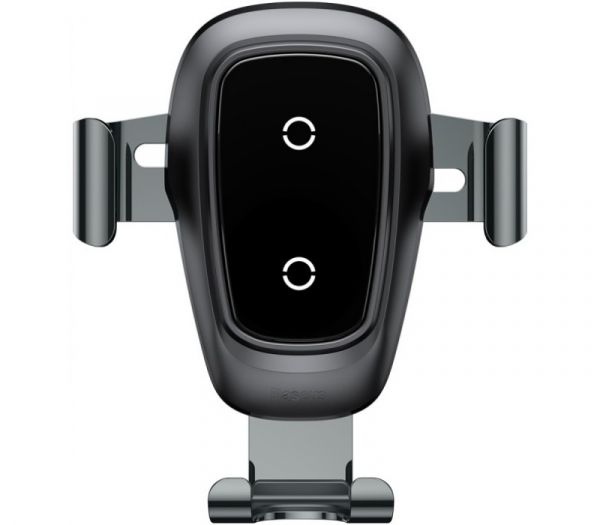 Беспроводное автомобильное зарядное устройство Baseus Metal Wireless Charger Gravity Car Mount Tarnish (WXYL-B0A)