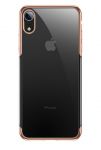 Чехол-накладка для iPhone Xr - Baseus Shining Case - Rose Gold (ARAPIPH61-MD0V)