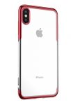 Чехол-накладка для iPhone Xs Max - Baseus Shining Case - Red (ARAPIPH65-MD09)