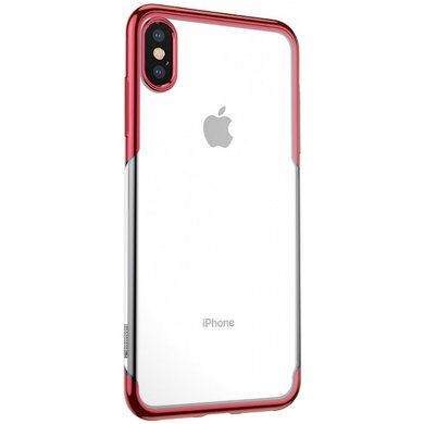 Чохол-накладка для iPhone X/Xs - Baseus Shining Case - Red (ARAPIPH58-MD09)