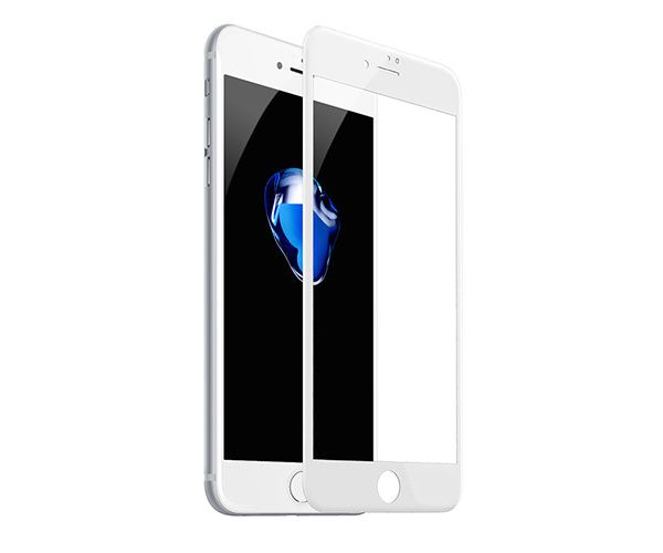 Захисне скло для iPhone 7 Plus/8 Plus - Baseus Silk-Screen 3D Arc Protective Film - White