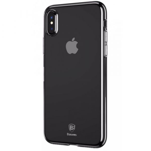 Чехол Baseus Simple Series Case (With Pluggy TPU) for iPhone Xs/X Transparent (ARAPIPHX-B02)