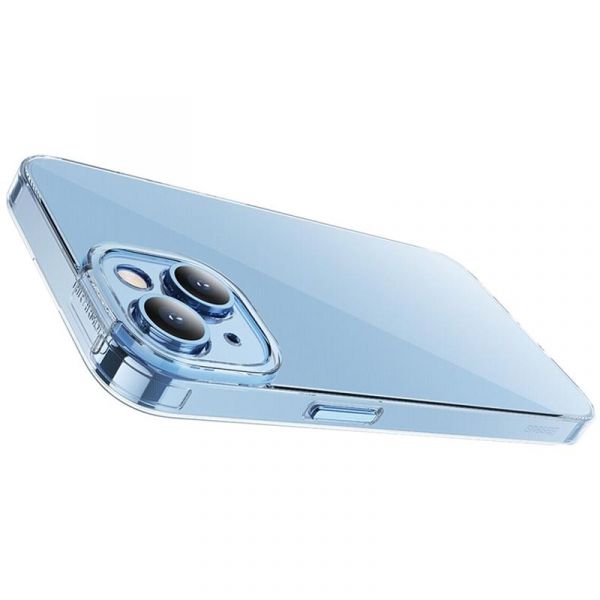 Чехол-накладка для iPhone 14 - Baseus Simple (TPU) - Transparent