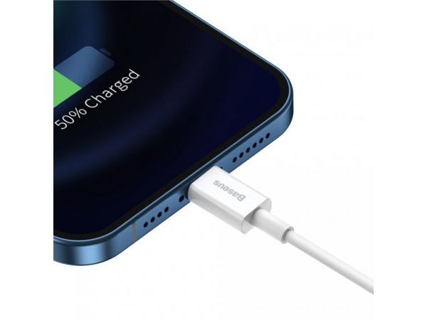 Кабель Baseus Superior Series Fast Charging Lightning 2.4A (1m) - White (CALYS-A02)