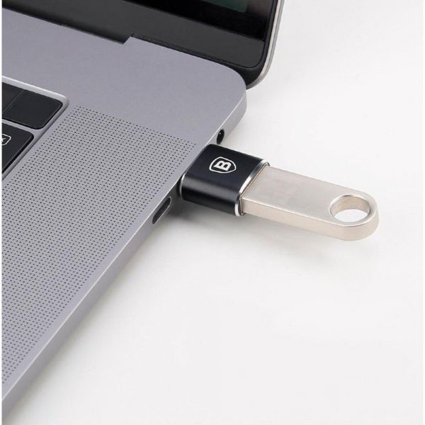 Перехідник Baseus Type-C to USB (black) (CATOTG-01)