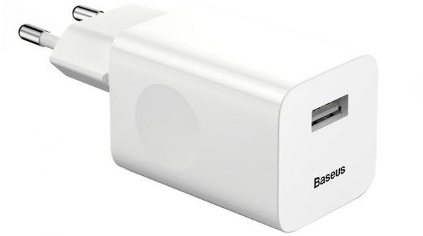 Мережевий зарядний пристрій Baseus Wall Charger QC3.0 White (CCALL-BX02)