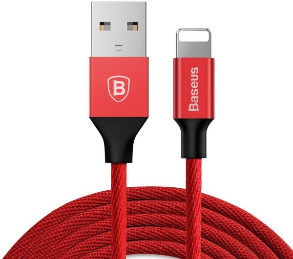 Кабель Baseus Yiven Lightning  Cable 2.0A (1.2m) red (CALYW-09)