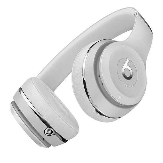 Беспроводные накладные наушники Beats by Dr.Dre Solo 3 Wireless - Satin Silver (MX452)