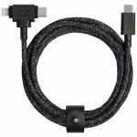 Кабель Native Union Belt Cable Universal USB-C to USB-C/Lightning Cosmos Black (1.5 m) (BELT-CCL-COS-NP)