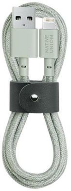 Кабель Native Union Belt Cable Lightning Sage (1.2 m) (BELT-L-GRN-2-NP)