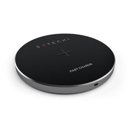 Бездротовий зарядний пристрій Satechi Wireless Charging Pad Space Grey (ST-WCPM)