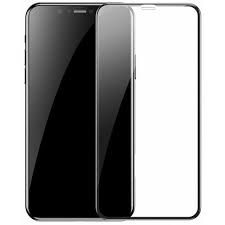Захисне скло для iPhone Xs Max - Baseus Full Coverage Curved Tempered Glass Protector - Black (SGAPIPH65-KC01)