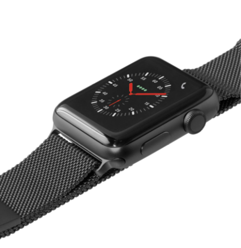 Ремешок миланского плетения Laut STEEL LOOP для Apple Watch 38/40 мм - Black (LAUT_AWS_ST_BK)