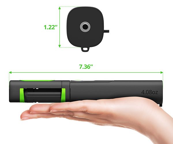 Селфи-монопод iOttie MiGo mini Selfie Stick - Black (HLMPIO120BK)