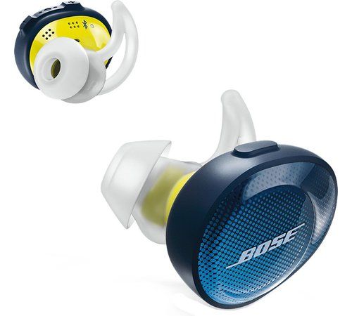 Наушники Bose SoundSport Free Wireless Navy/Citron (774373-0020)