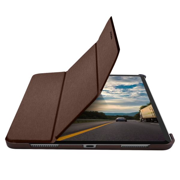 Чехол-подставка для iPad Pro 11" (2020/2018) - Macally Protective Case and Stand - Brown (BSTANDPRO4S-BR)