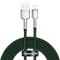 Кабель Baseus Cafule Metal Lightning 2.4A (1m) - Green (CALJK-A06)