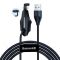 Кабель Baseus Colorful Lightning 2.4A (1.2m) - Black (CALXA-A01)