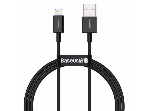 Кабель Baseus Superior Series Fast Charging Lightning 2.4A (1m) - Black (CALYS-A01)