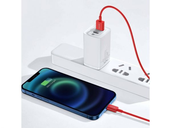 Кабель Baseus Superior Series Fast Charging Lightning 2.4A (1m) - Red (CALYS-A09)