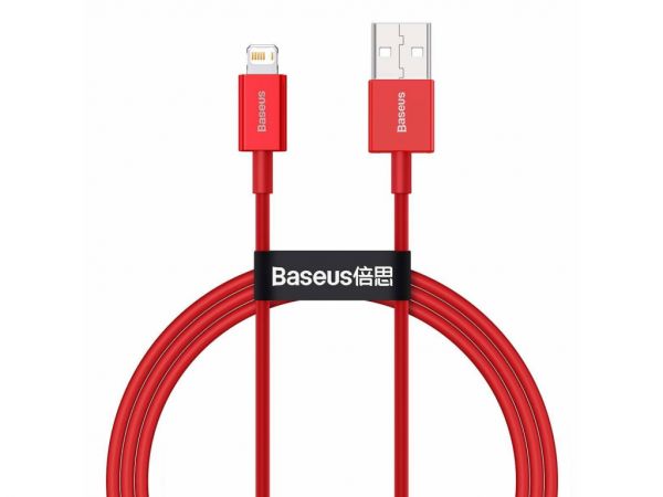 Кабель Baseus Superior Series Fast Charging Lightning 2.4A (1m) - Red (CALYS-A09)