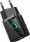 Мережевий зарядний пристрій Baseus Super Silicone PD Charger 20W (1Type-C) - Black (CCSUP-B01)