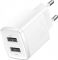 Зарядний пристрій Baseus Compact 10,5W (2 USB) (white) (CCXJ010202)