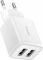 Зарядний пристрій Baseus Compact 10,5W (2 USB) (white) (CCXJ010202)