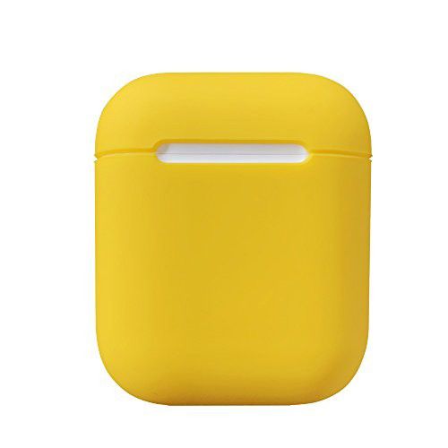 Чохол для Airpods 2 Ultrathin Silicon case yellow (in box)