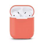 Чехол Airpods Silicon case Nectarine (in box)