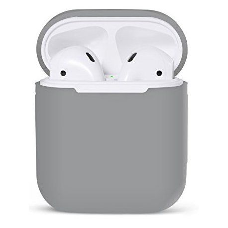 Чехол Airpods Silicon case+straps green (in box) CASE_AIRPODS_GRAY