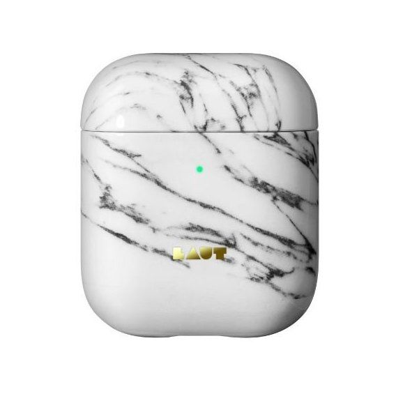 Чохол для AirPods - Laut Huex Elements - Marble White (L_AP_HXE_MW)