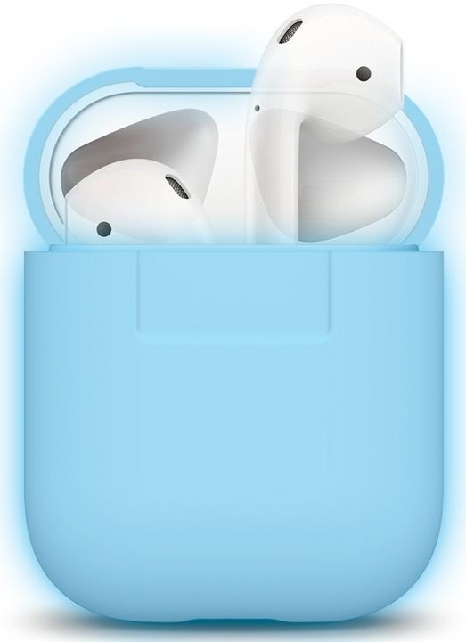 Чехол Elago Silicone Case Nightglow Blue for Airpods (EAPSC-LUBL)
